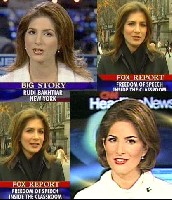 The Persian Princess - Bottom right is an old CNN cap. The rest are recent Fox News caps.