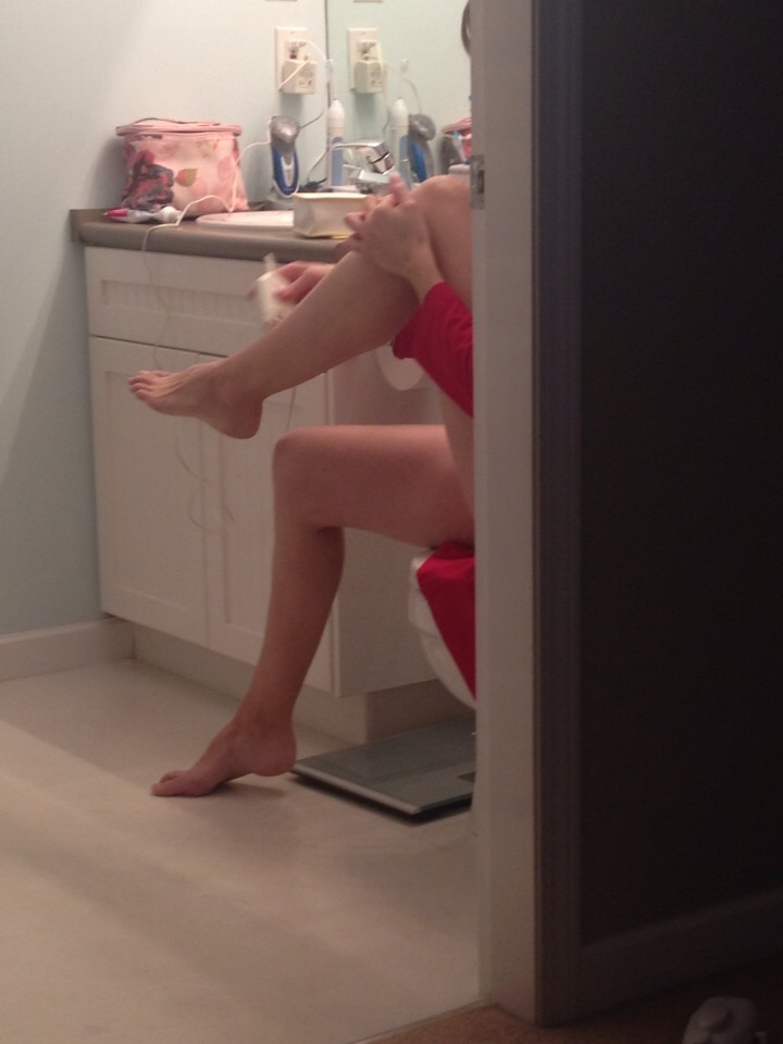 Enjoy <br />My wife’s feet after a shower